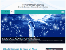 Tablet Screenshot of forwardstepscoaching.com